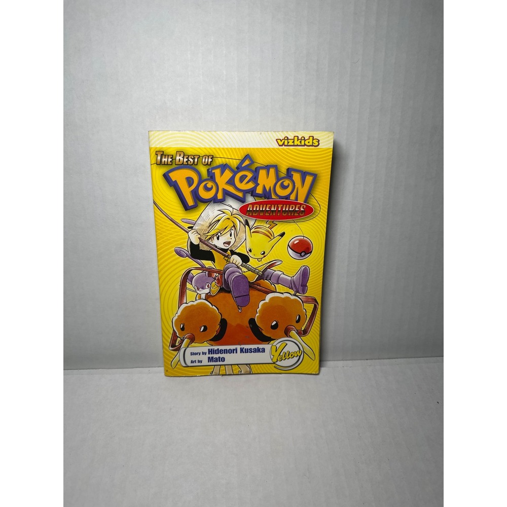 The Best of Pokemon Adventures Yellow Manga Viz Kids Hidenori Kusaka Mato